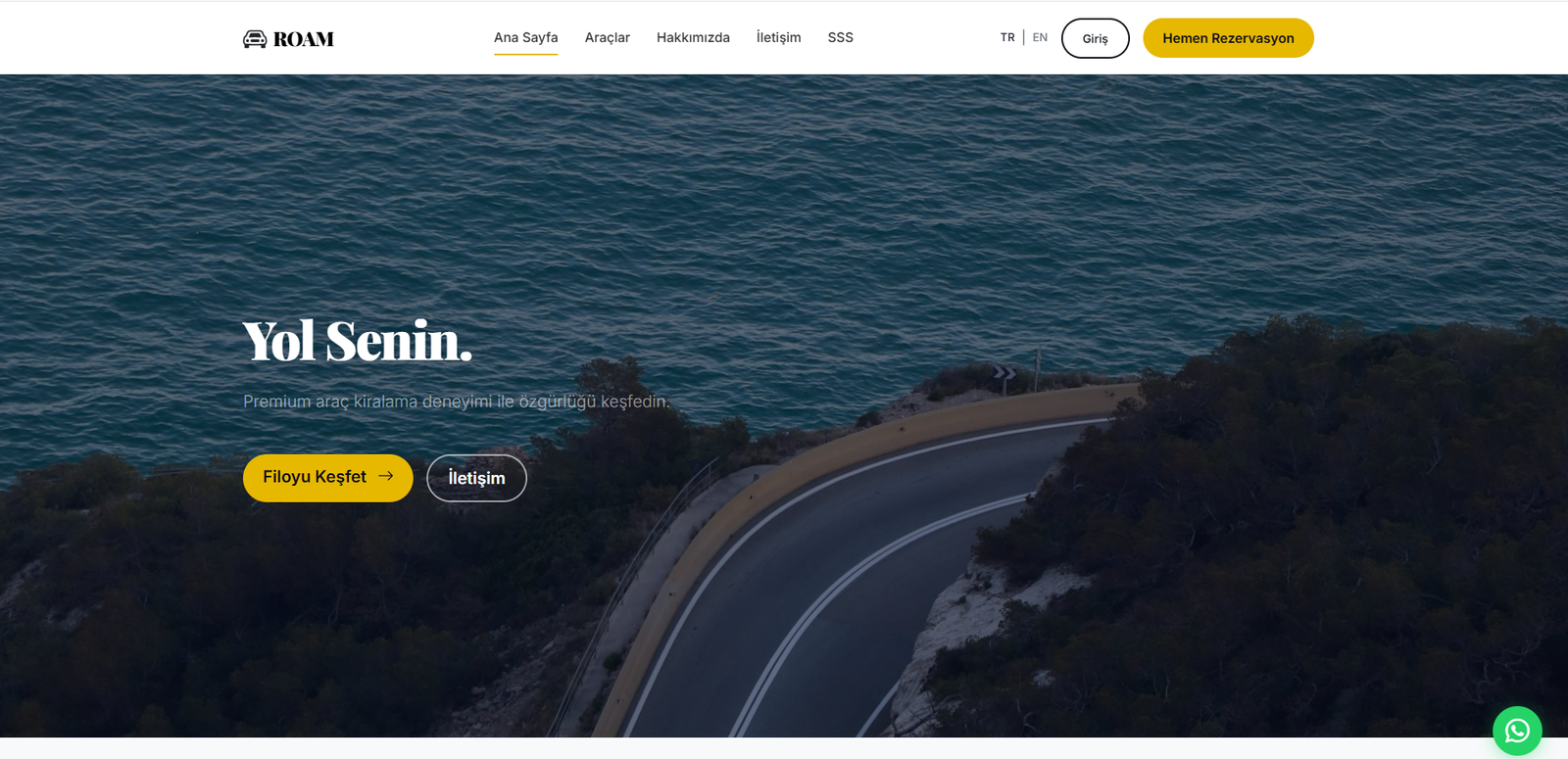 Rent a Car Rezervasyon & Araç Yönetim Sistemi (PHP/MySQL)